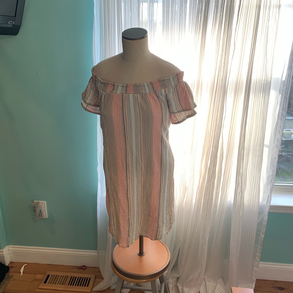 Pastel Crepe Dress